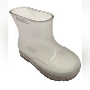 Mini Melissa Welly Clear Rain Boots US 5 gender neutral baby boots